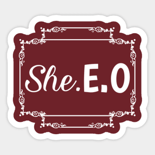 She.E.O Sticker